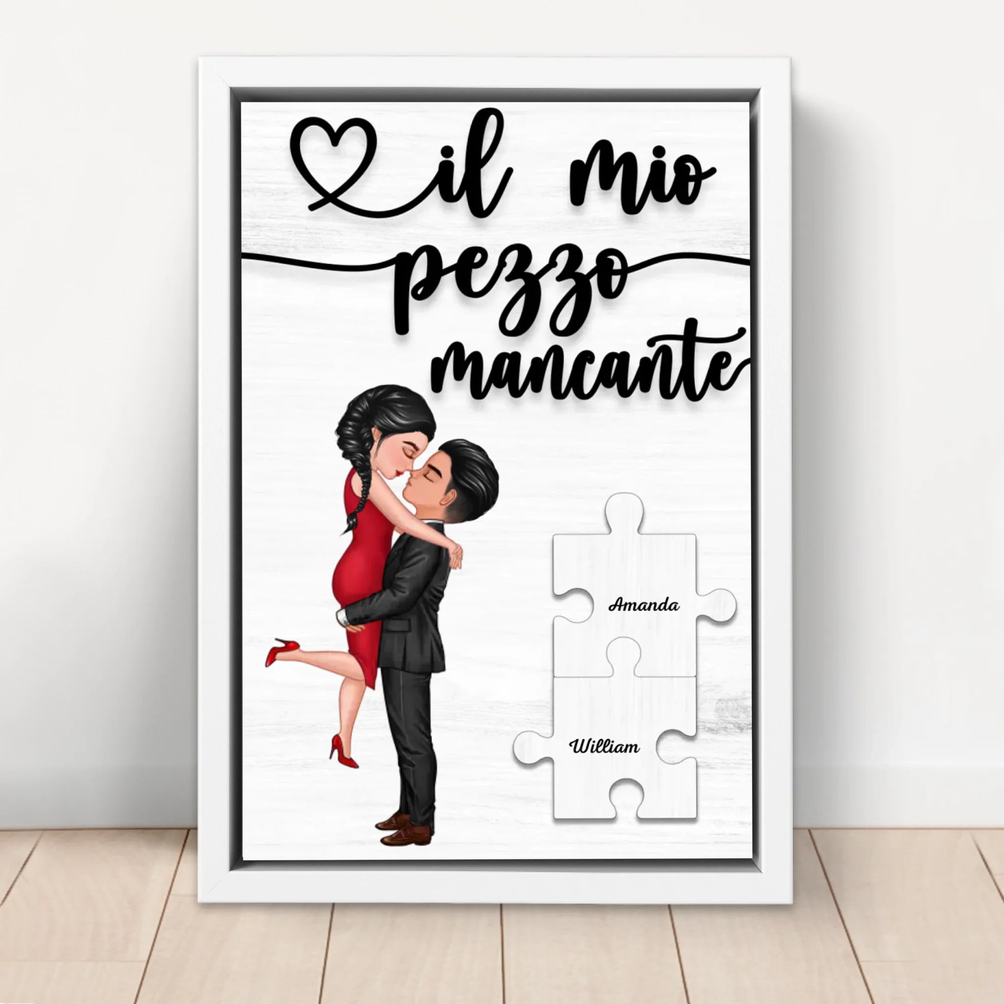 Tela personalizzata “Il pezzo mancante”