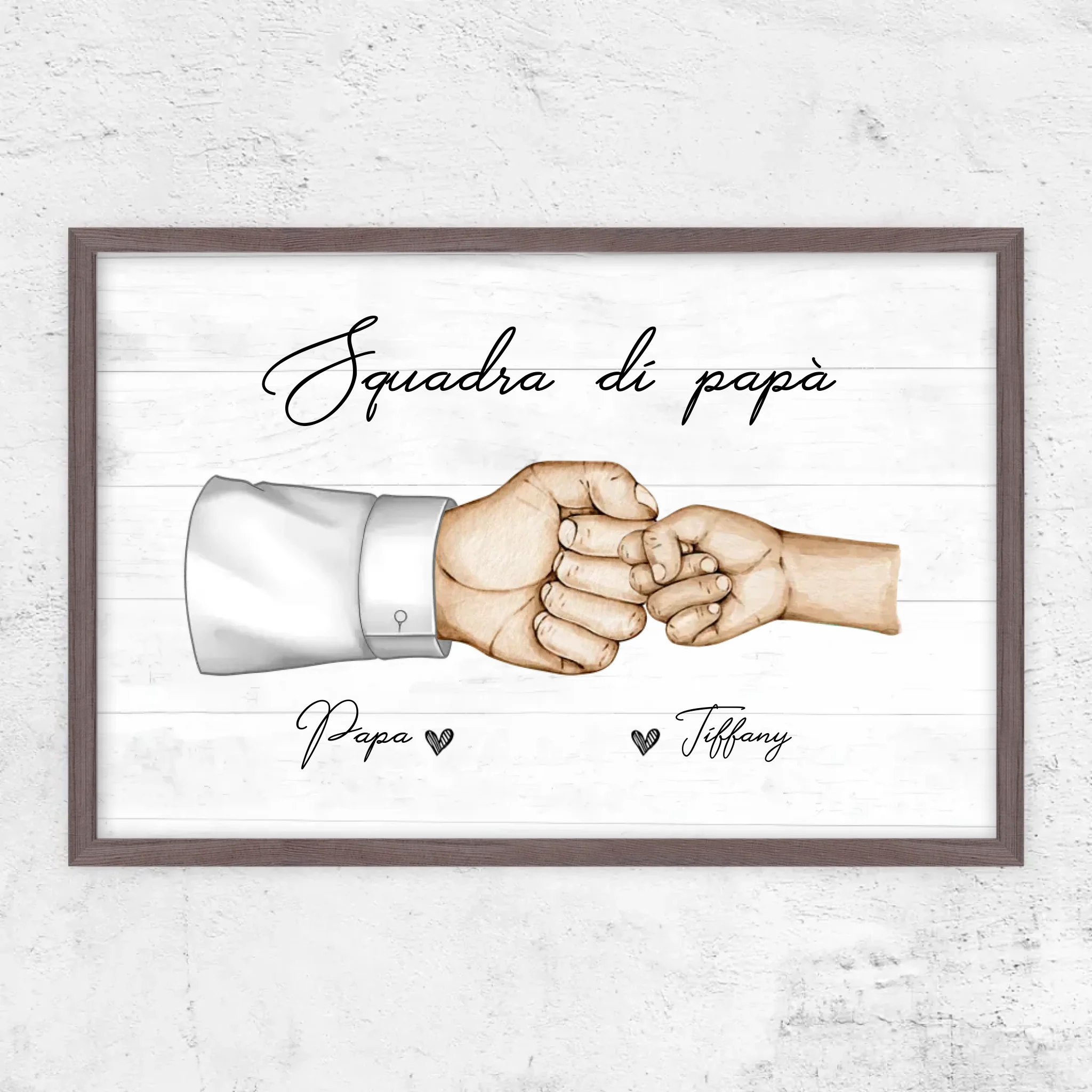 Poster personalizzato "La Squadra di Papà"