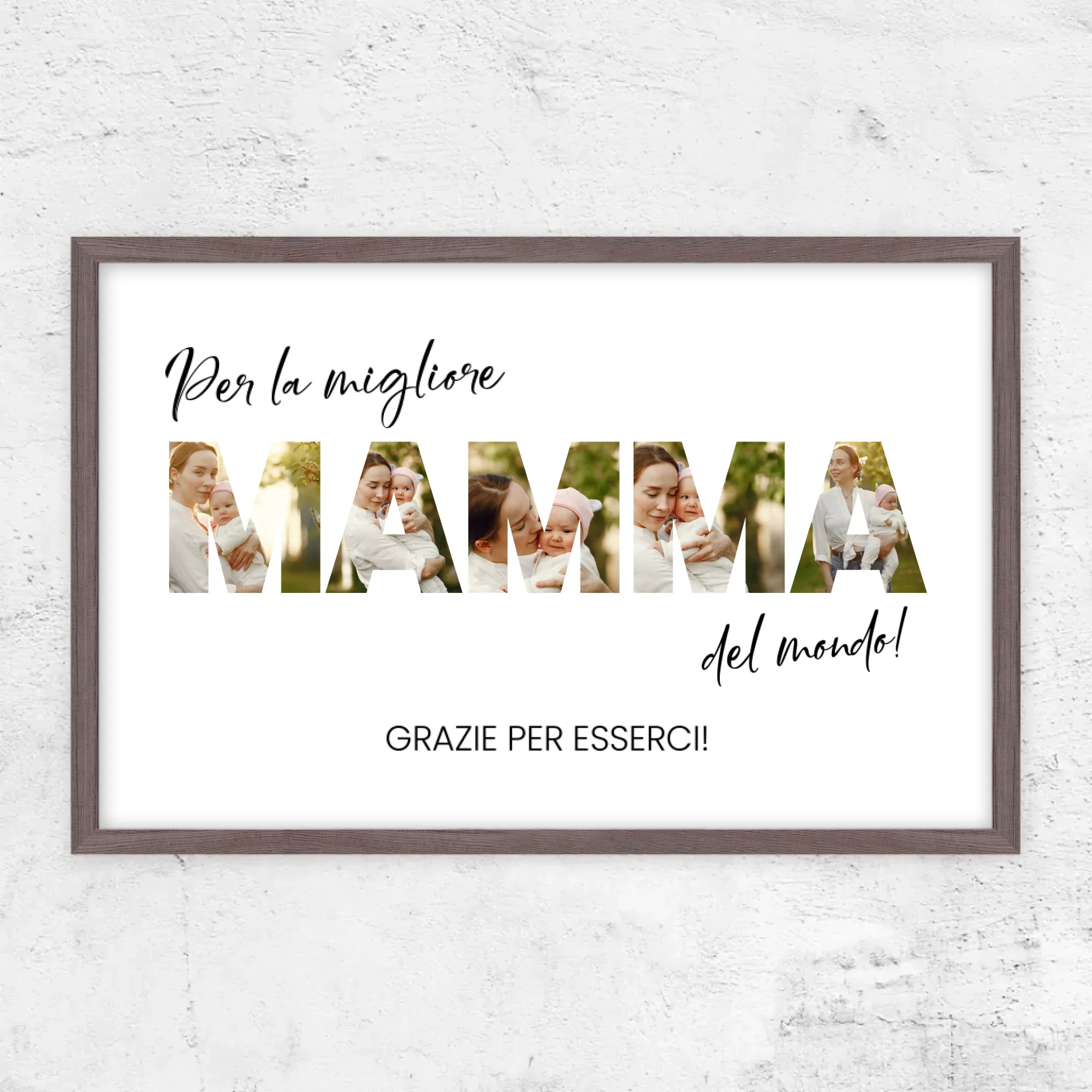 Poster personalizzato “Per la migliore mamma del mondo”
