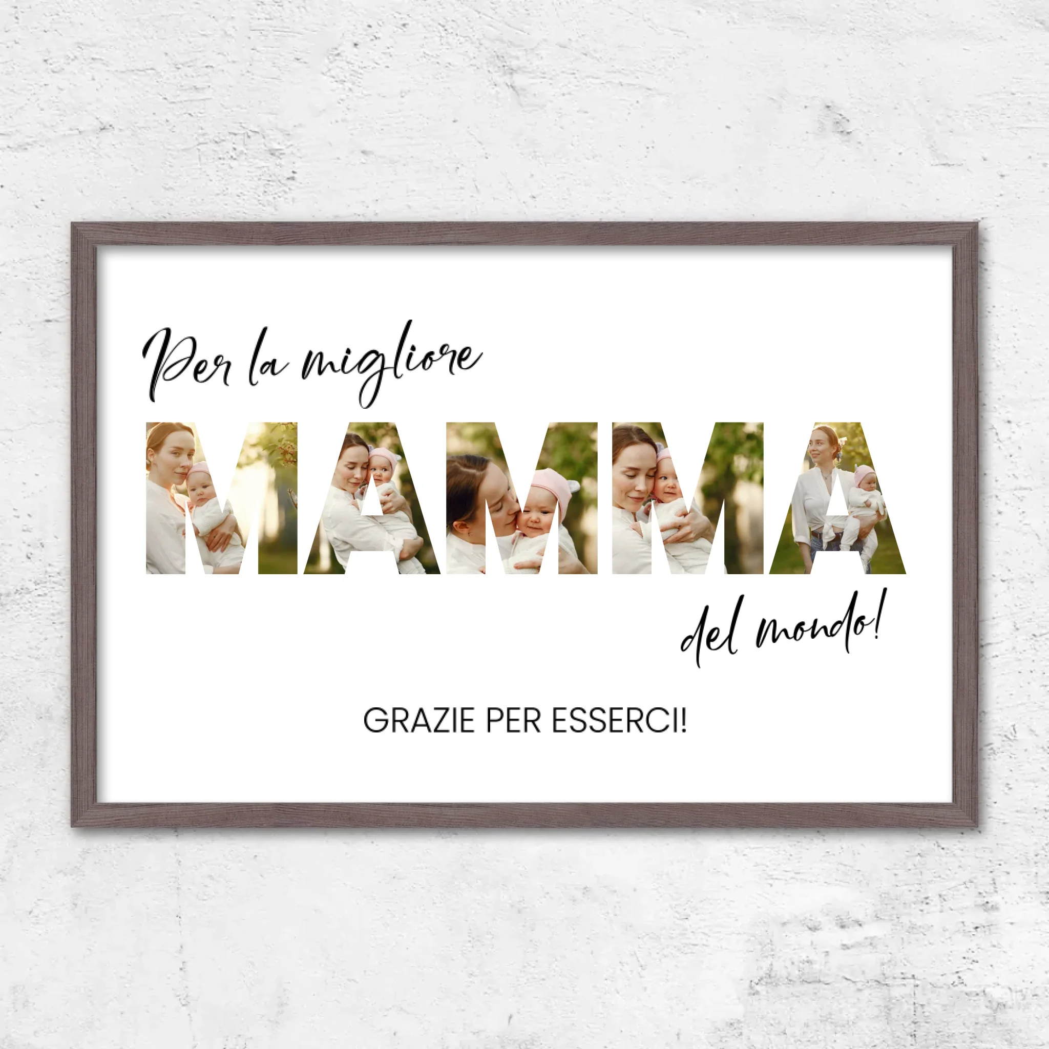 Poster personalizzato “Per la migliore mamma del mondo”