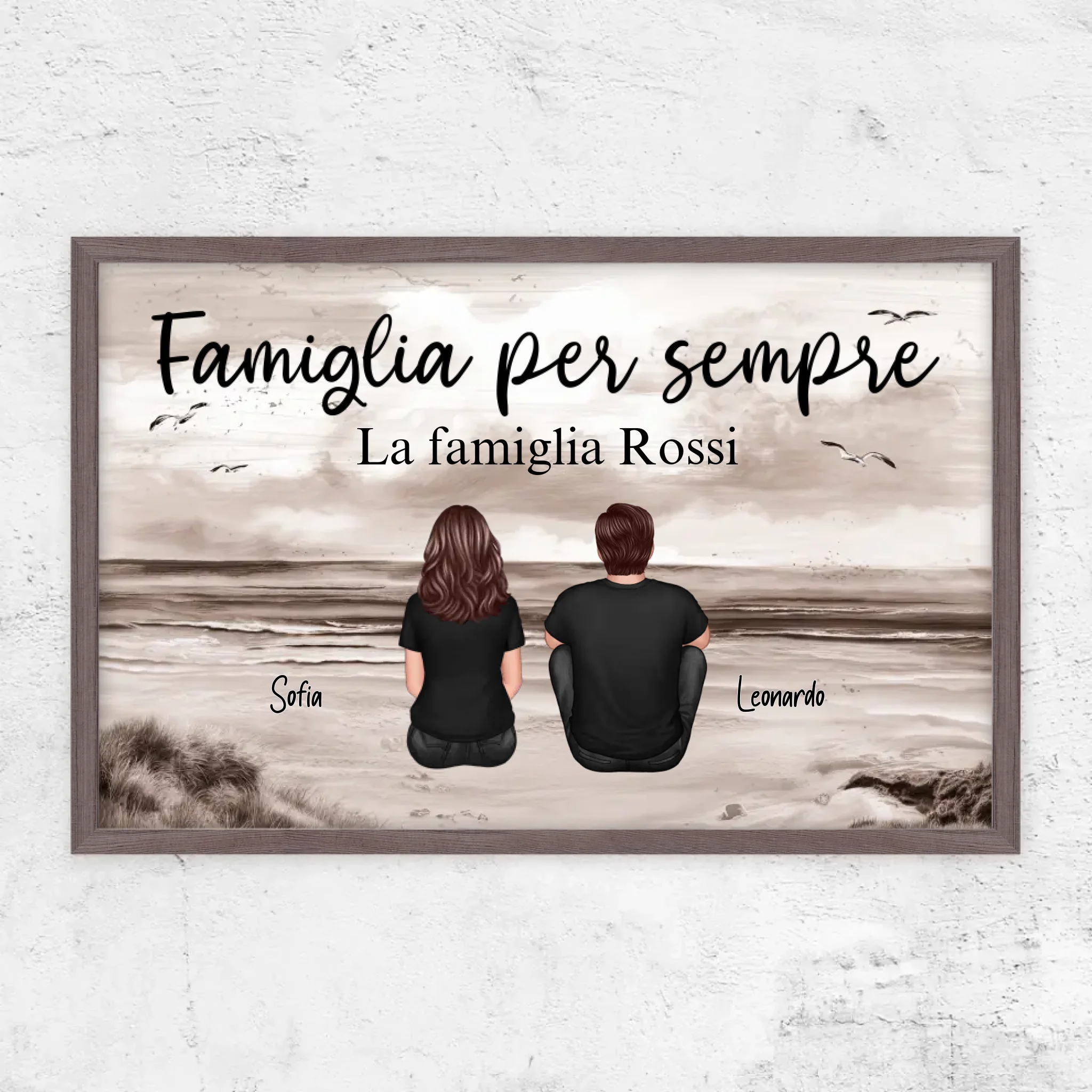 Poster personalizzato "Famiglia per sempre"