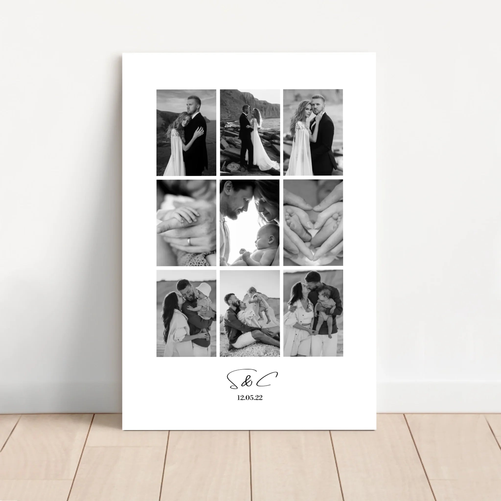 Tela personalizzata – Collage fotografico personalizzato