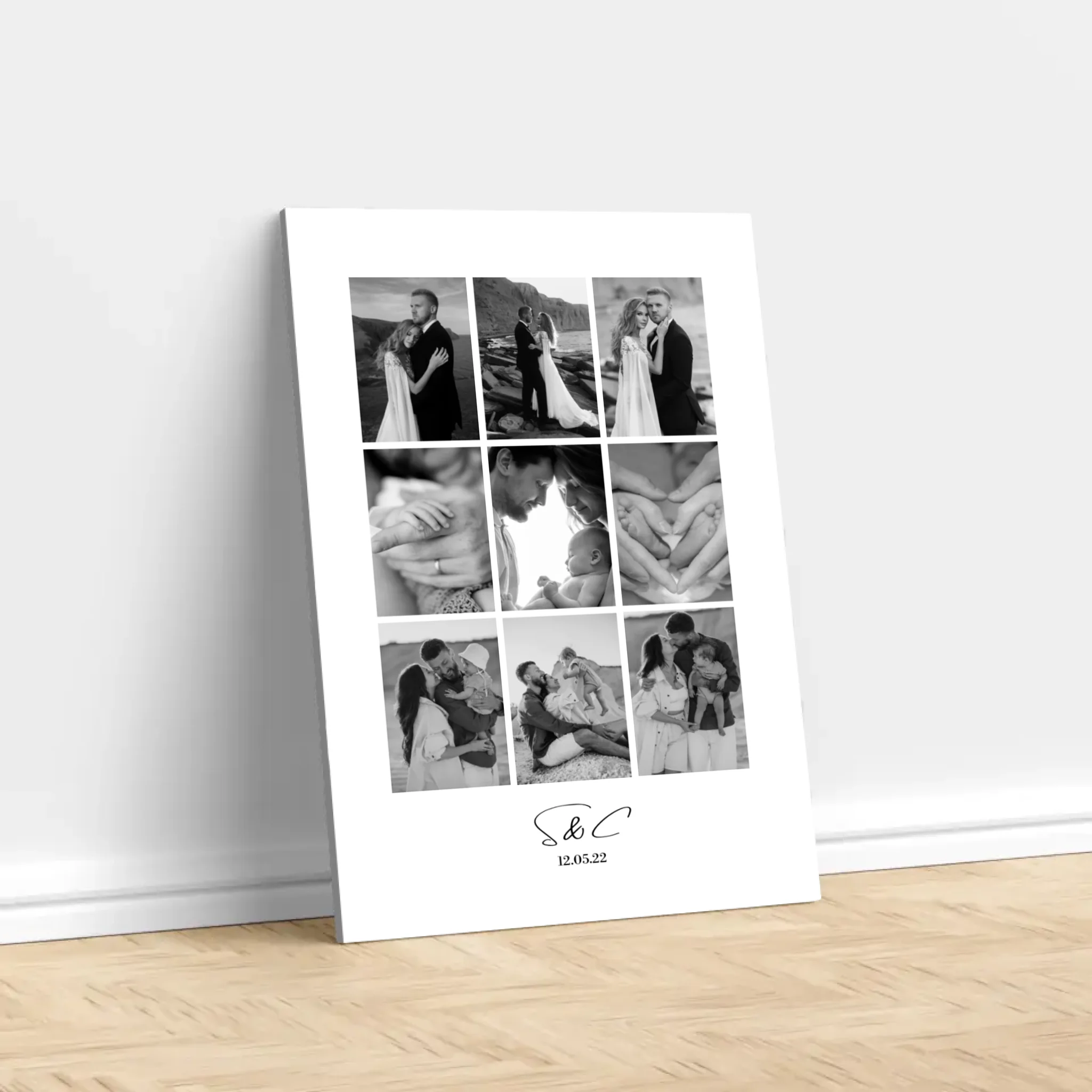 Tela personalizzata – Collage fotografico personalizzato