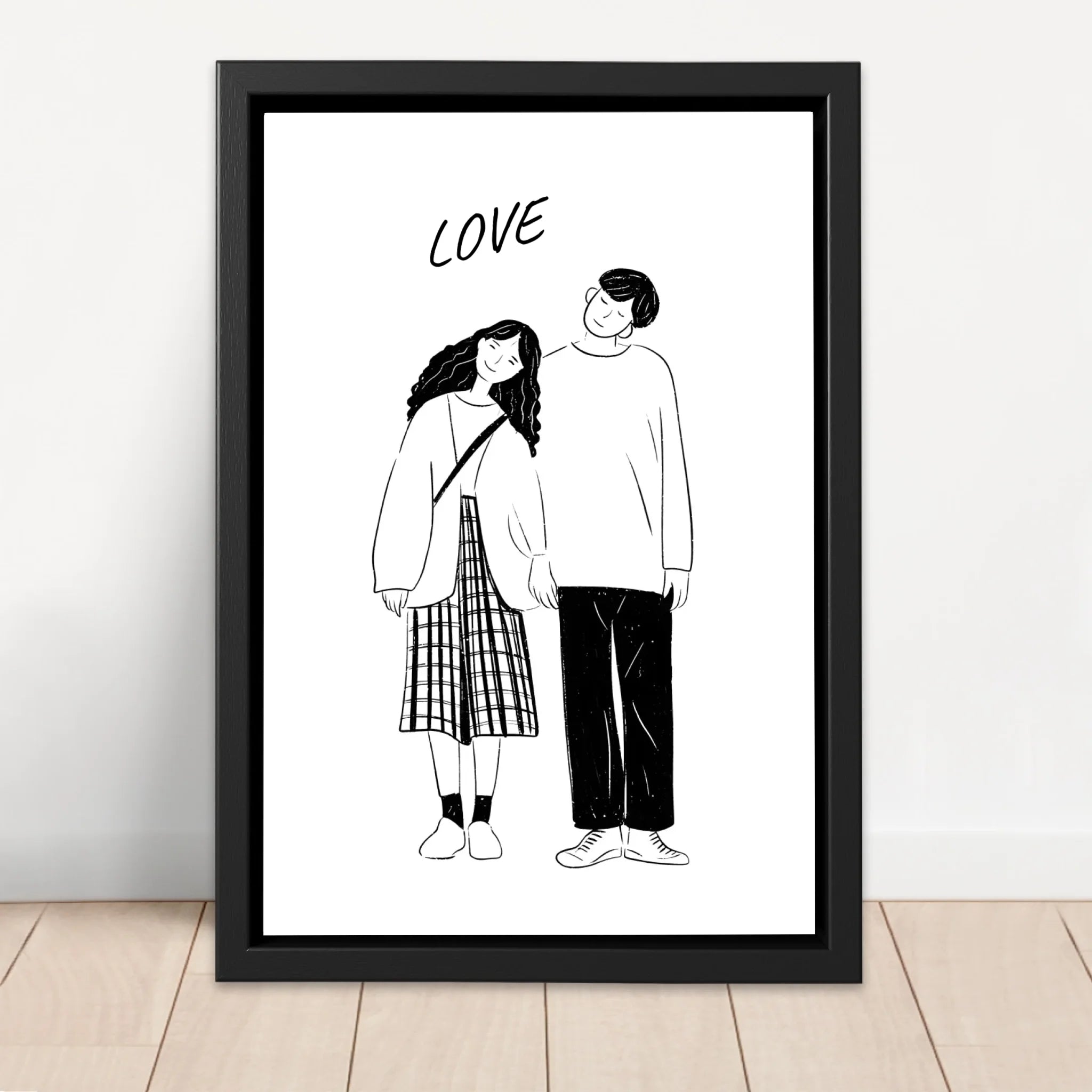 Tela personalizzata – Foto in disegno a linee