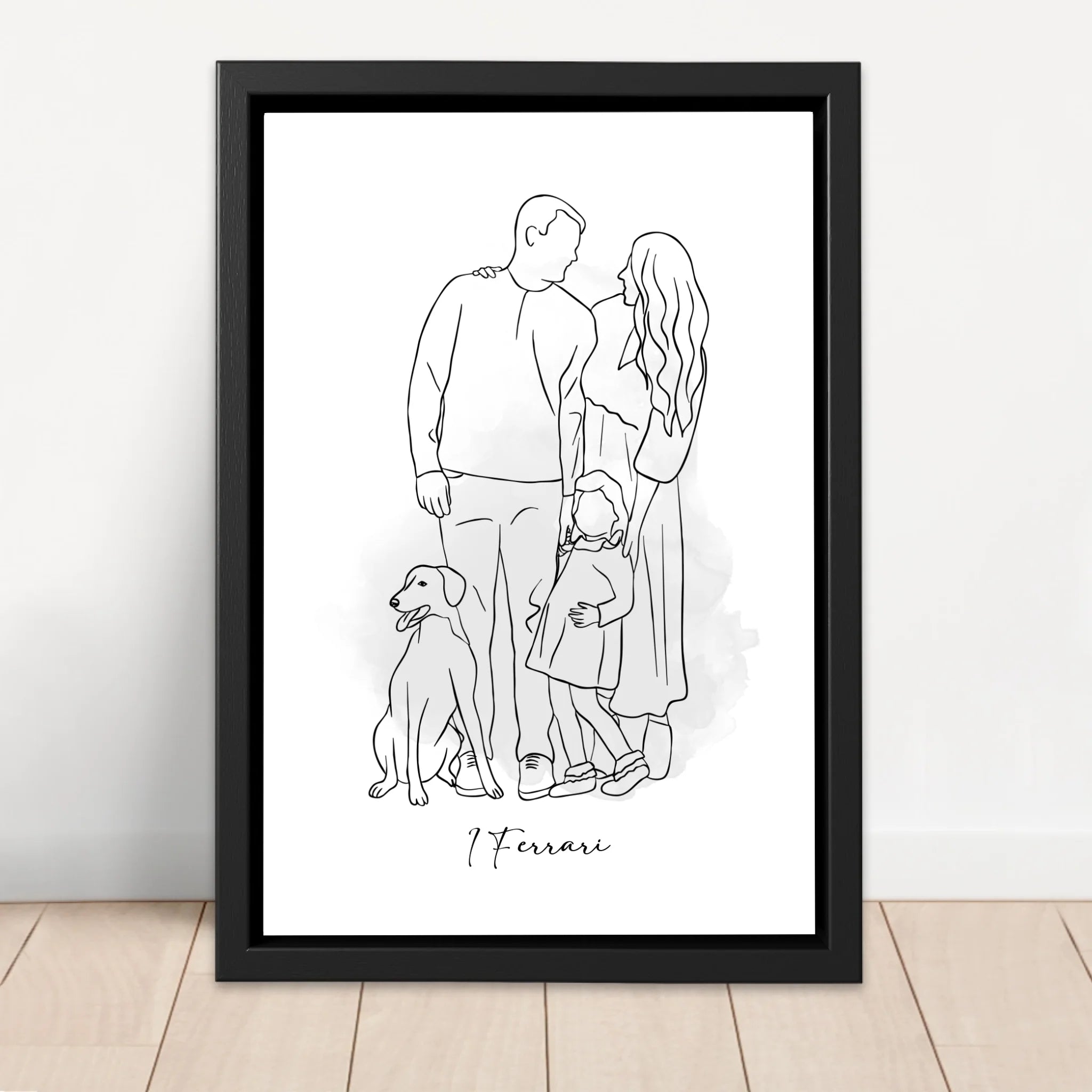 Tela personalizzata – Disegno a un solo tratto
