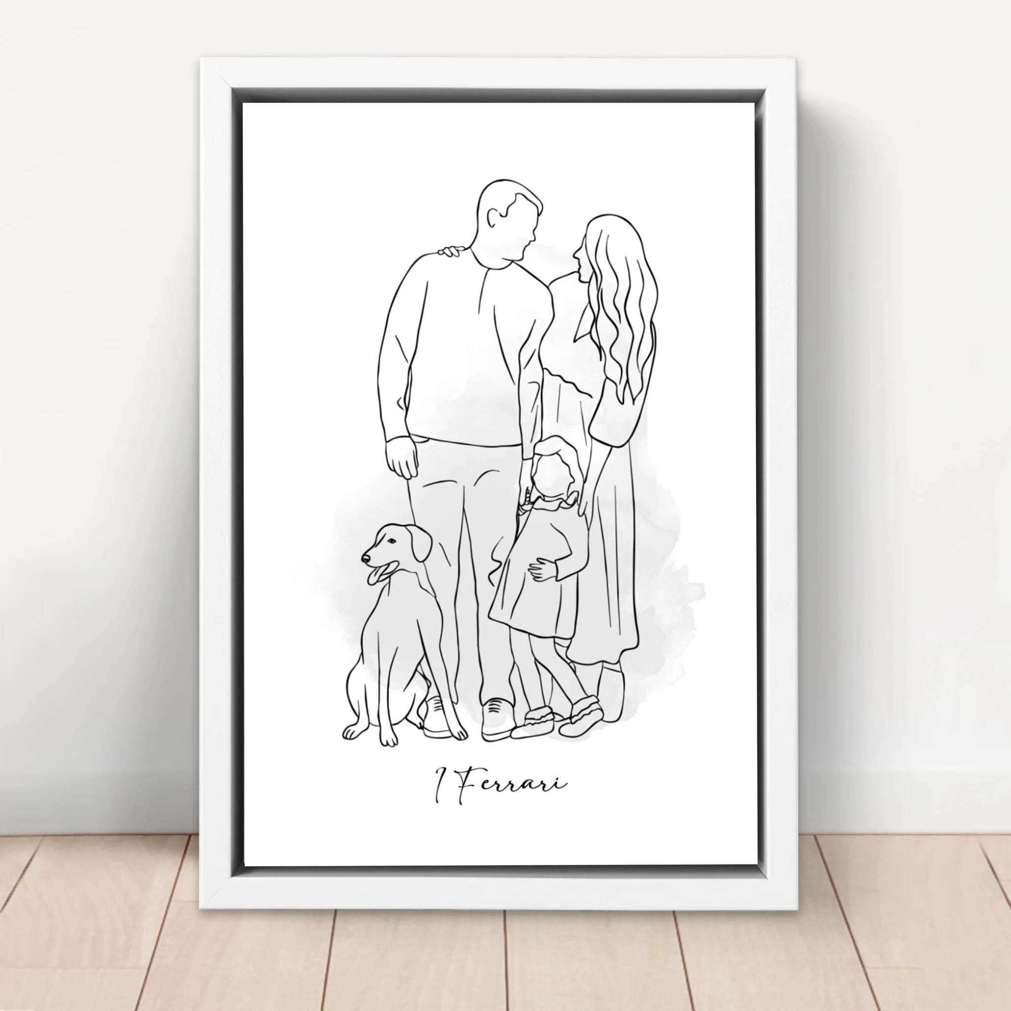 Tela personalizzata – Disegno a un solo tratto