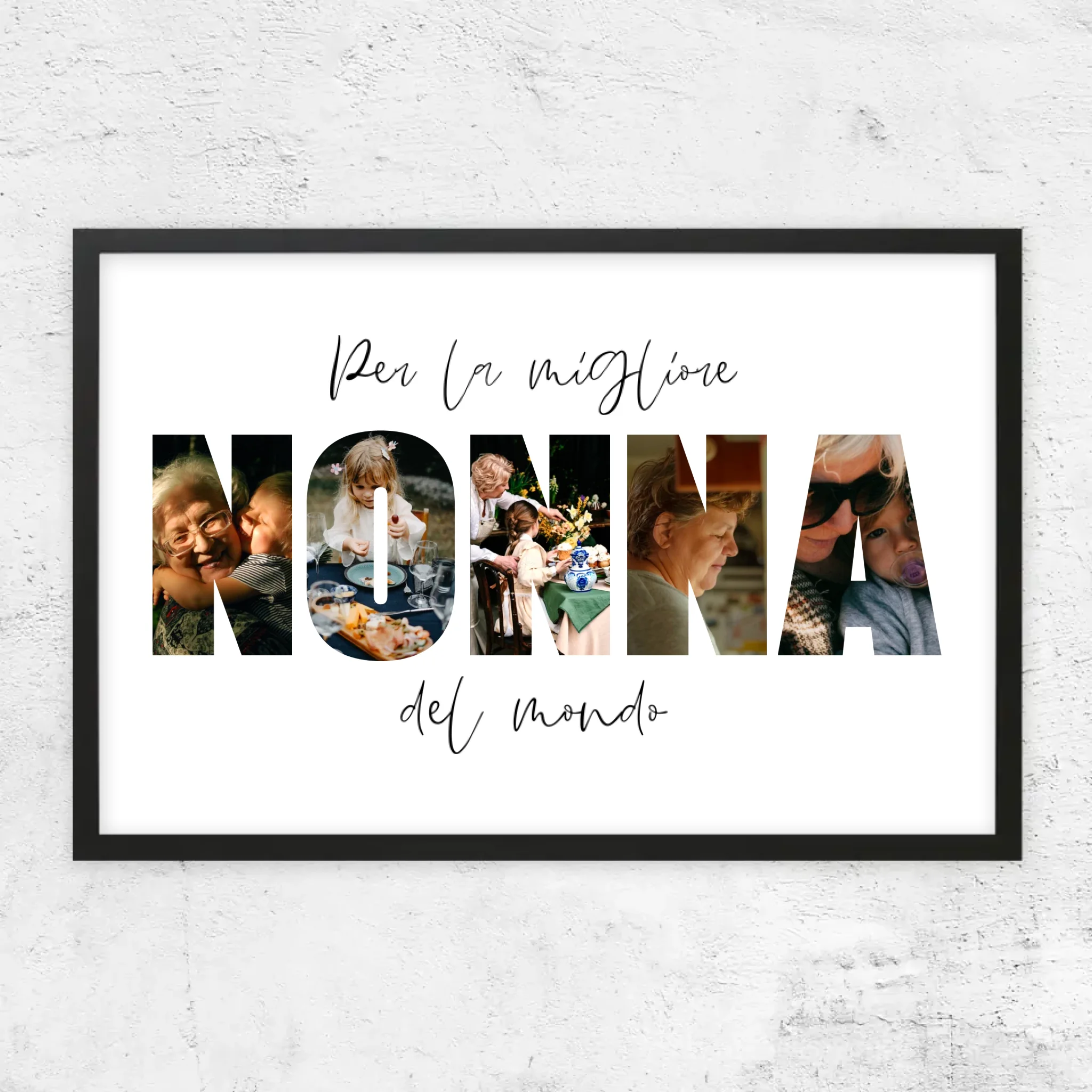 Poster personalizzato – La nonna migliore del mondo