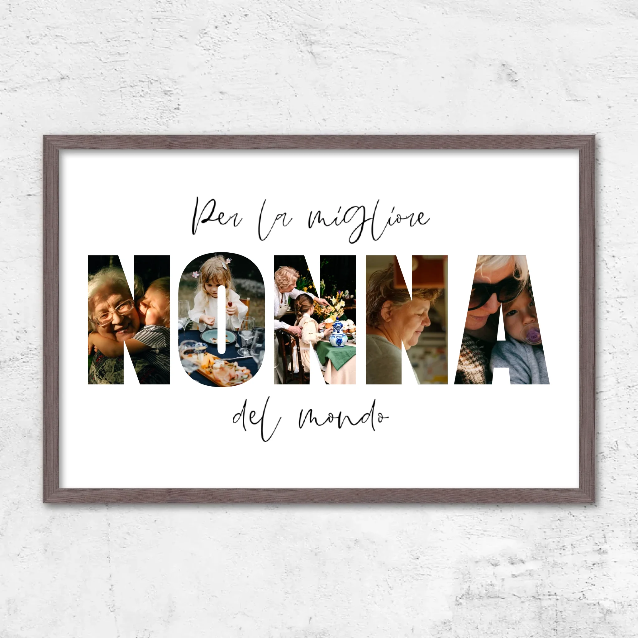 Poster personalizzato – La nonna migliore del mondo