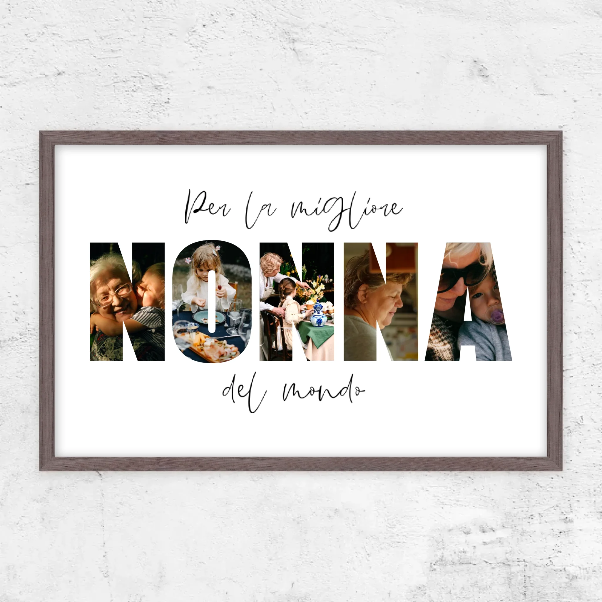 Poster personalizzato – La nonna migliore del mondo