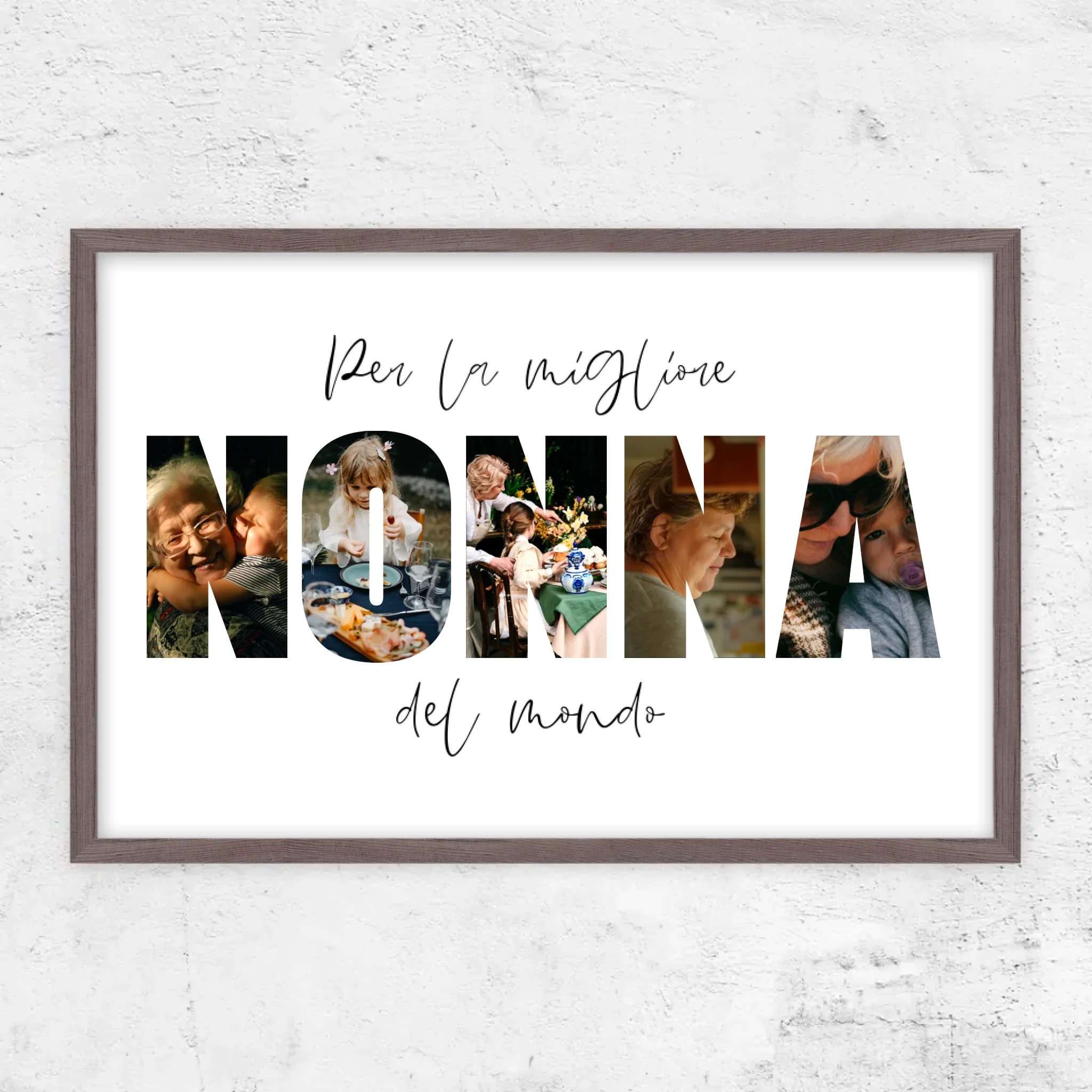 Poster personalizzato – La nonna migliore del mondo