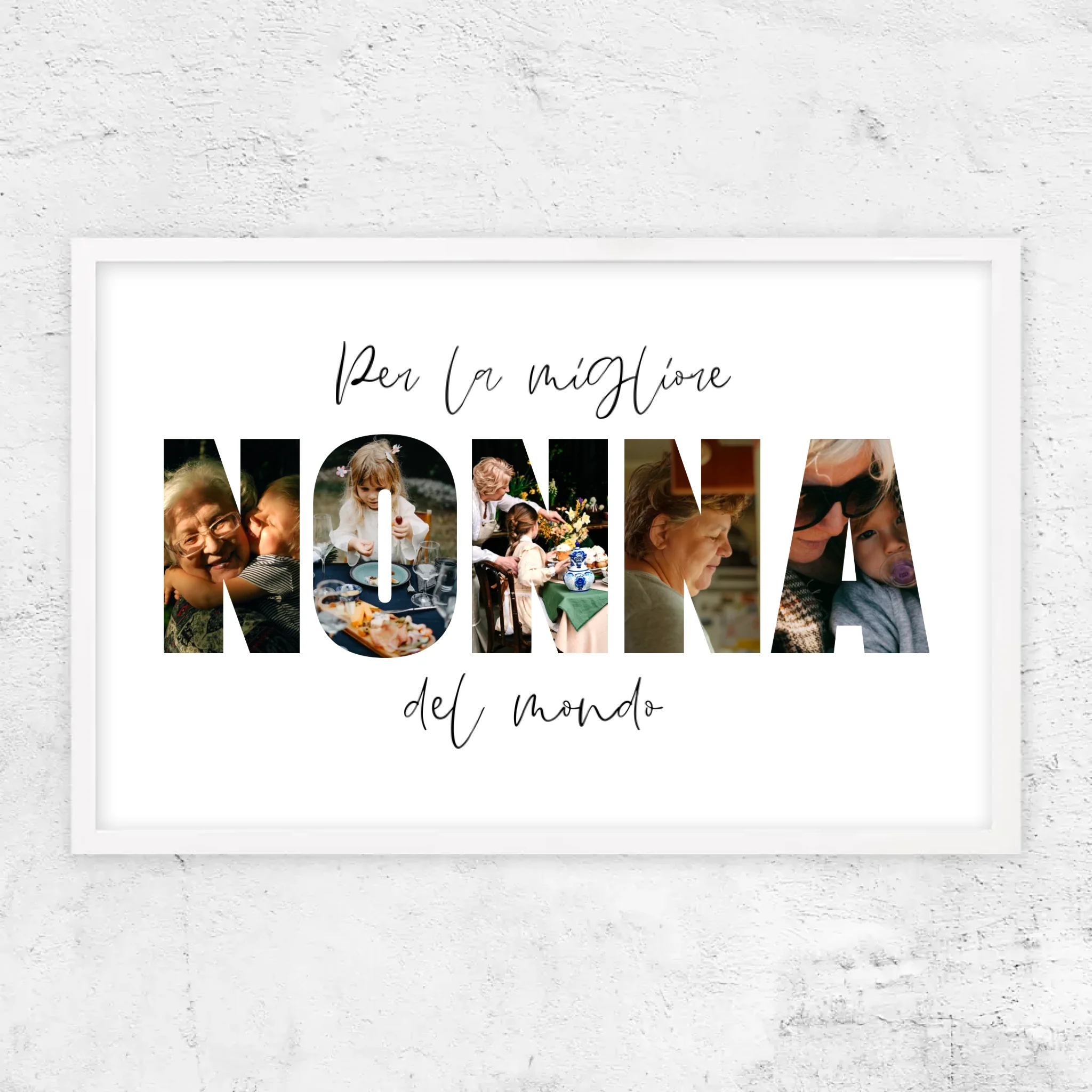 Poster personalizzato – La nonna migliore del mondo
