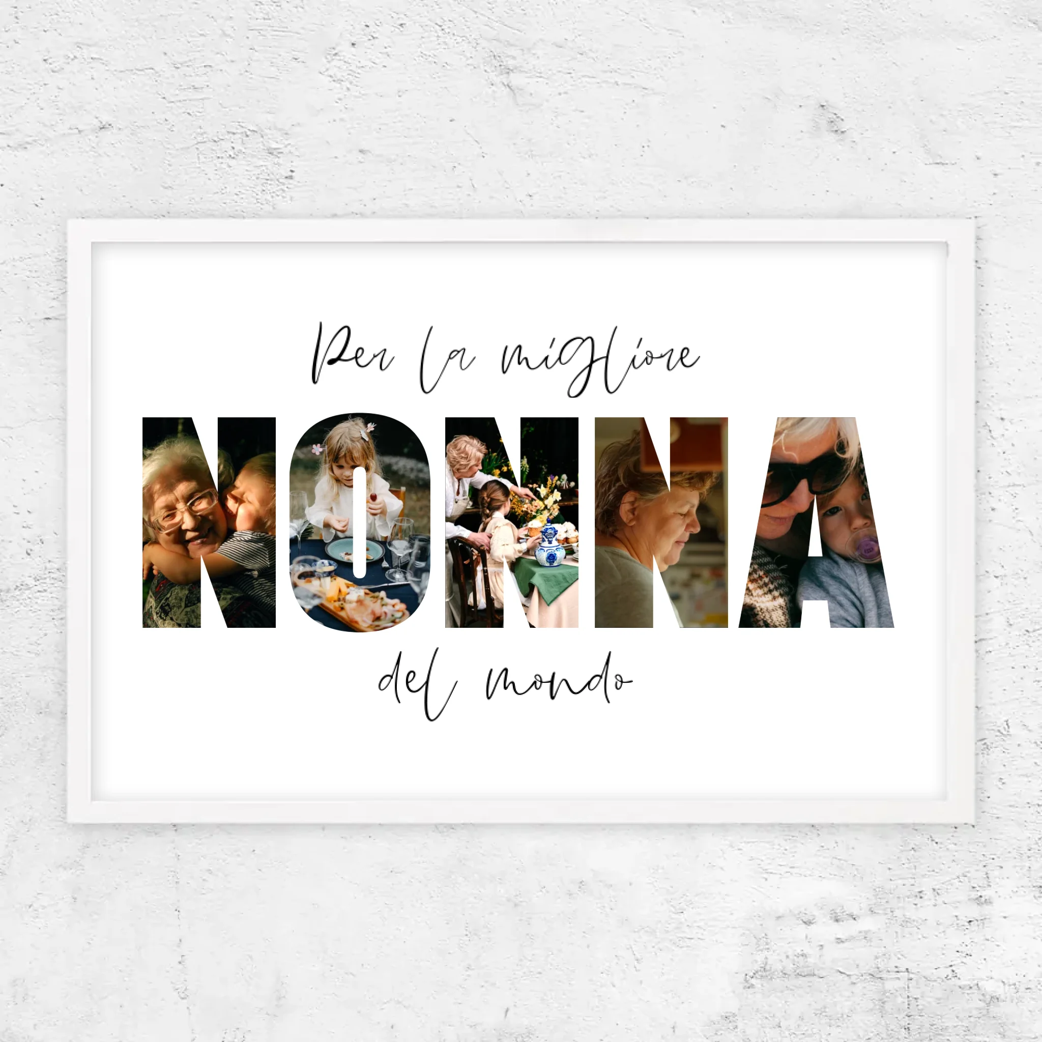 Poster personalizzato – La nonna migliore del mondo