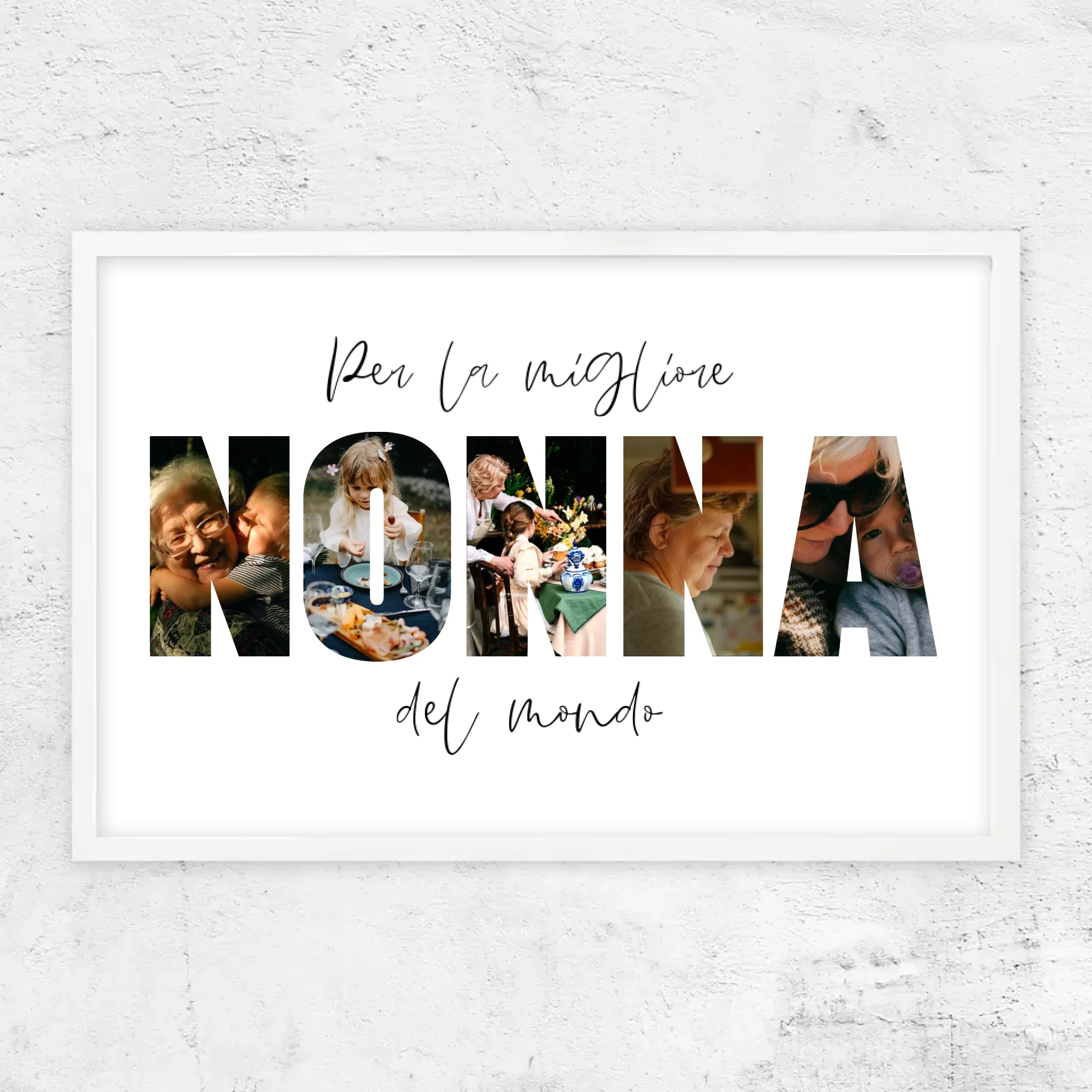 Poster personalizzato – La nonna migliore del mondo
