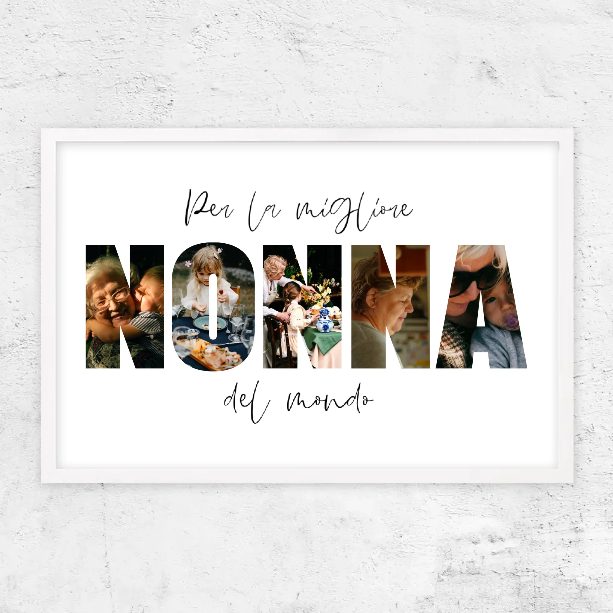 Poster personalizzato – La nonna migliore del mondo
