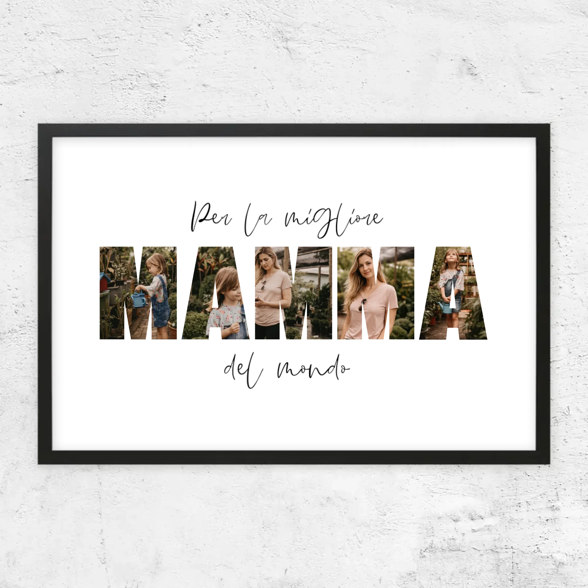 Poster personalizzato – Mamma – la migliore del mondo