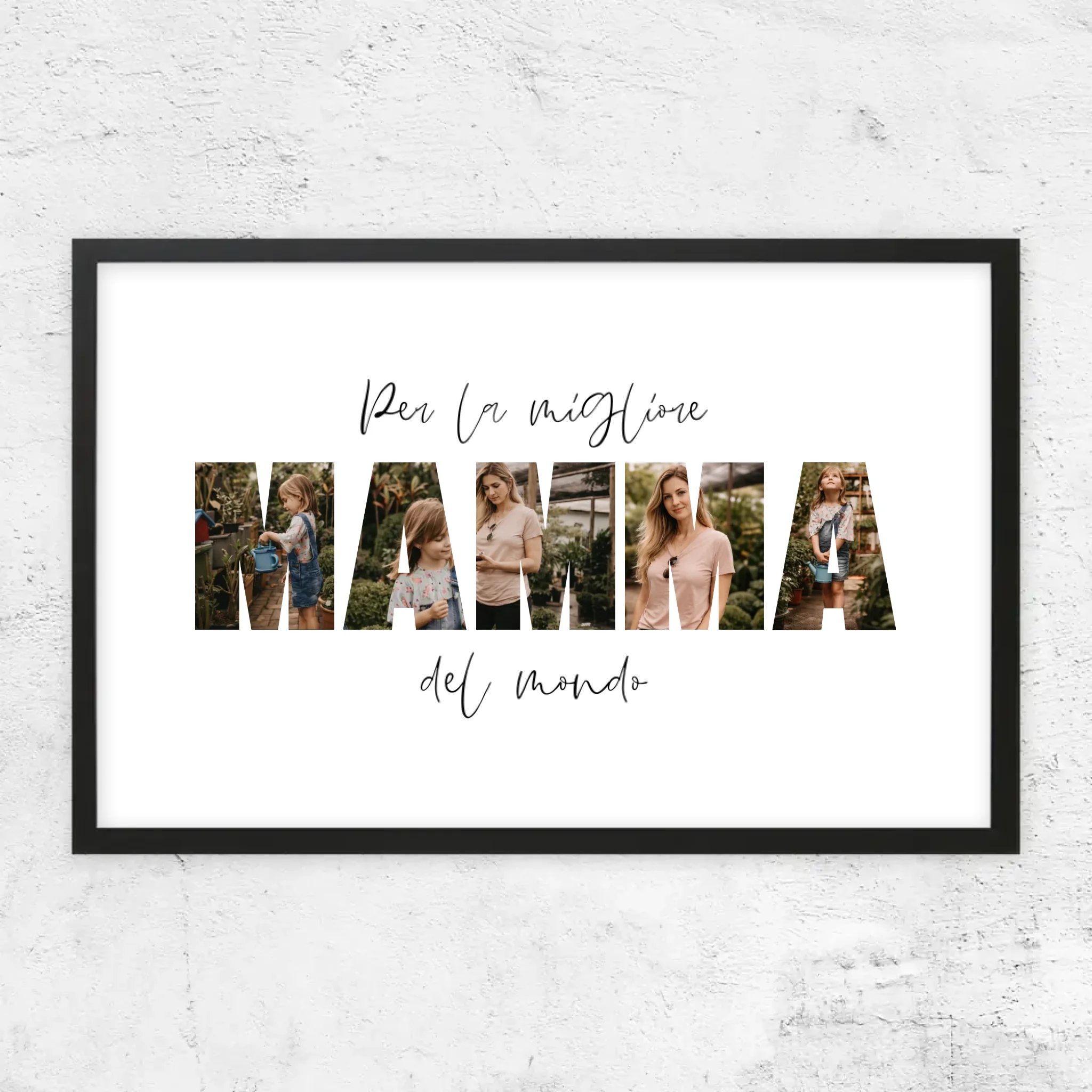 Poster personalizzato – Mamma – la migliore del mondo