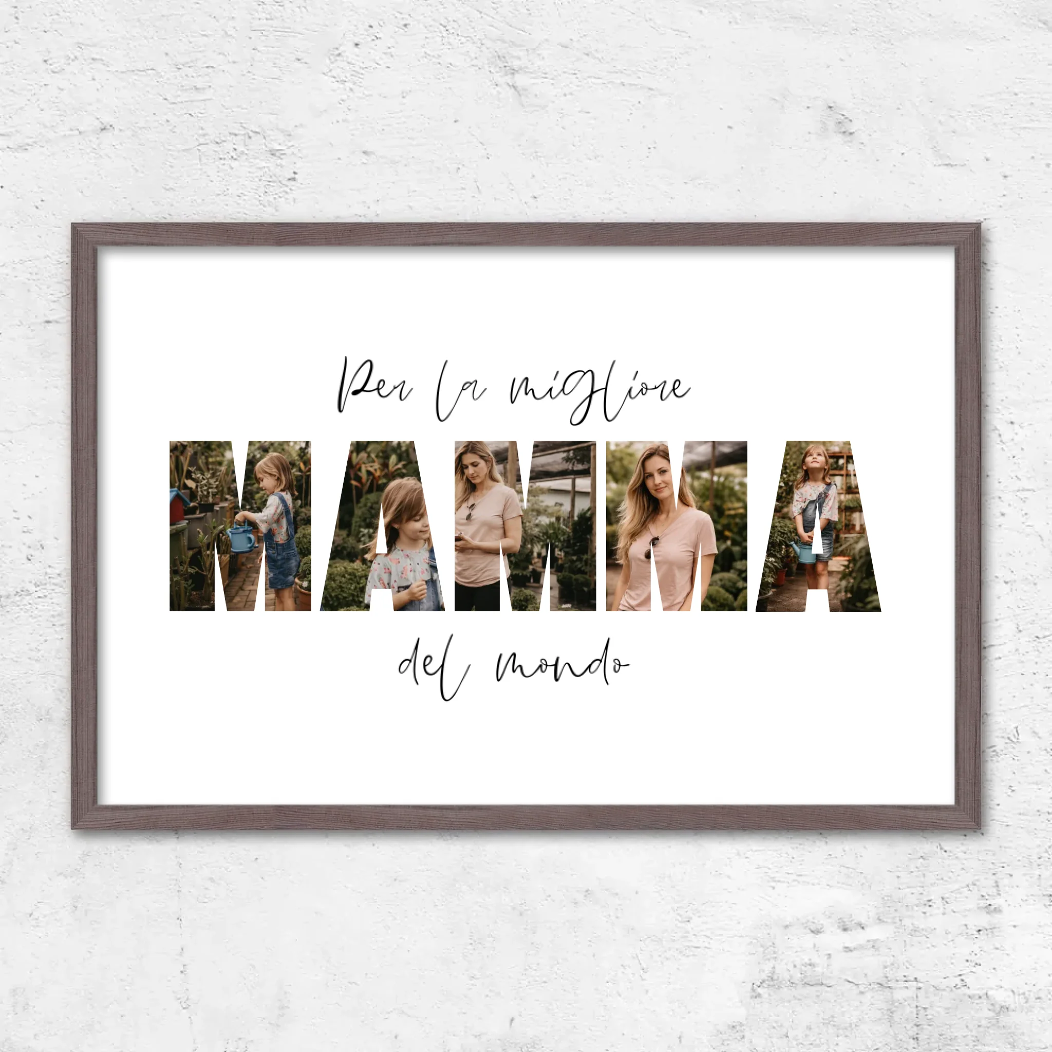 Poster personalizzato – Mamma – la migliore del mondo