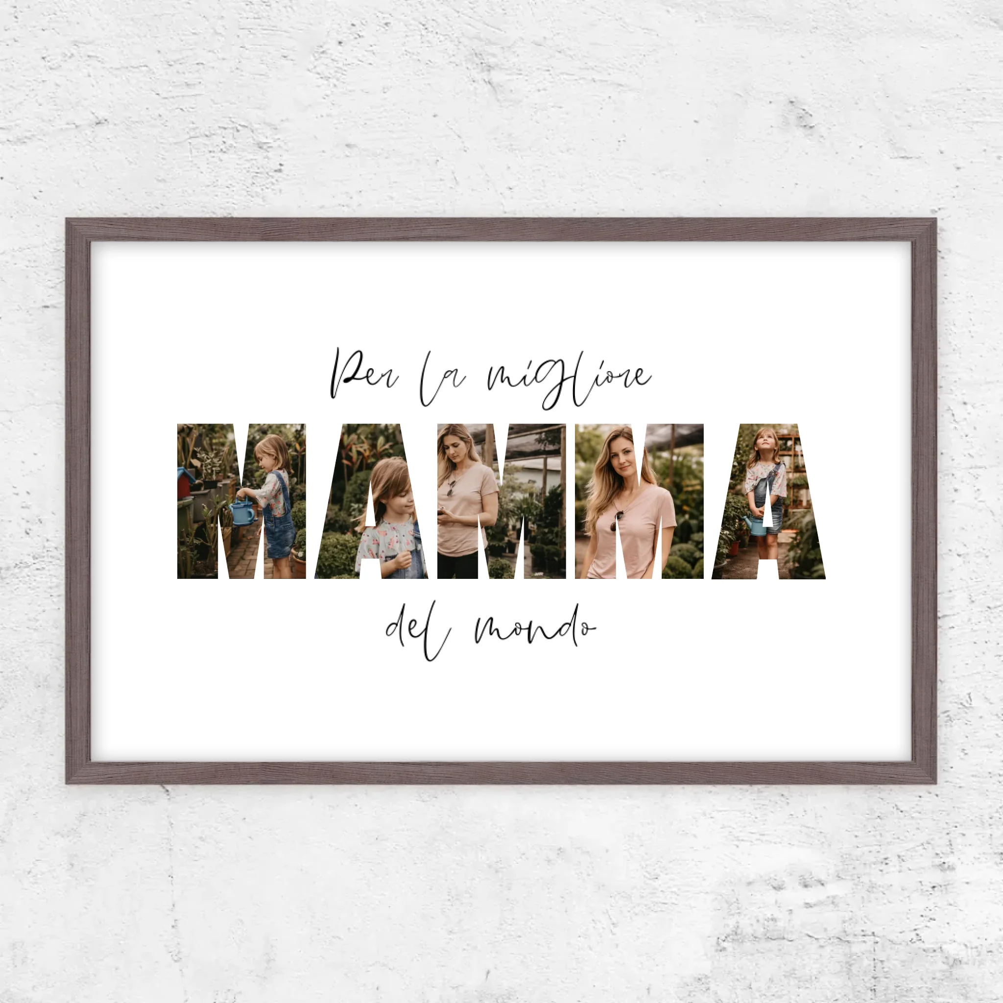 Poster personalizzato – Mamma – la migliore del mondo