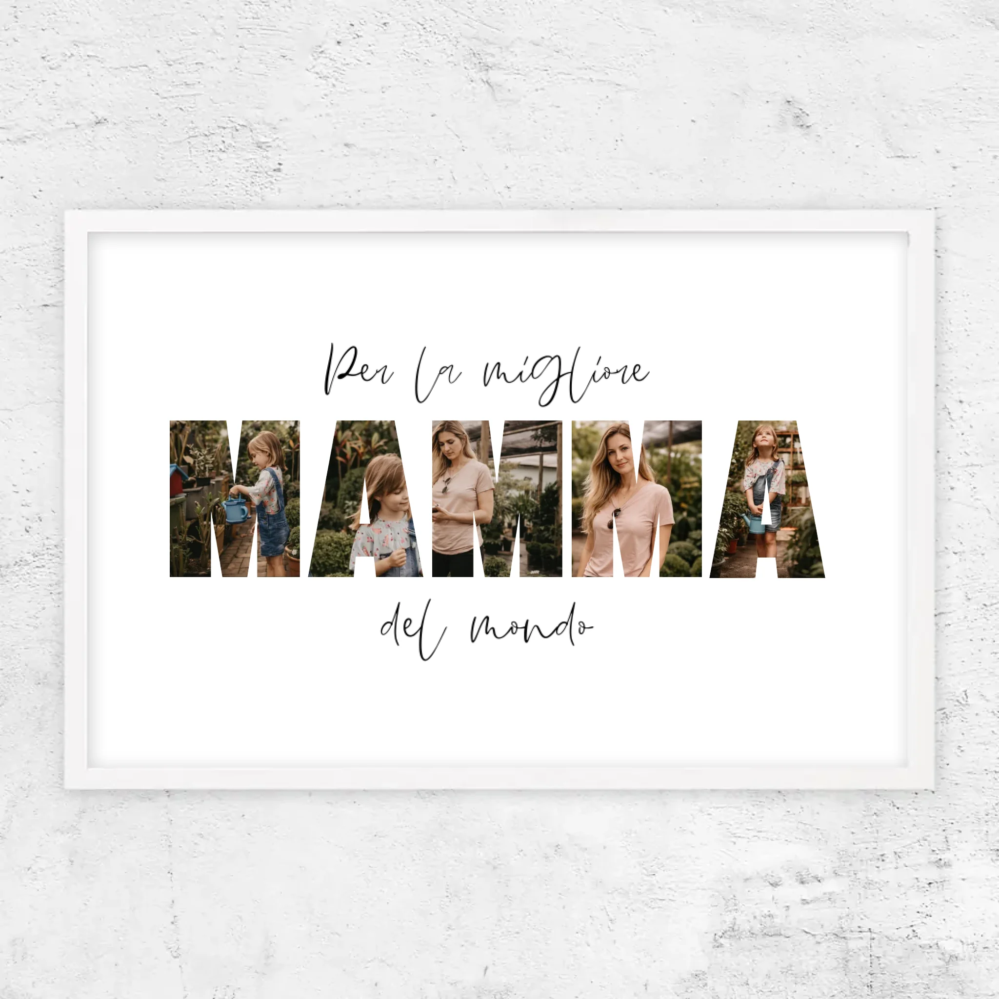 Poster personalizzato – Mamma – la migliore del mondo