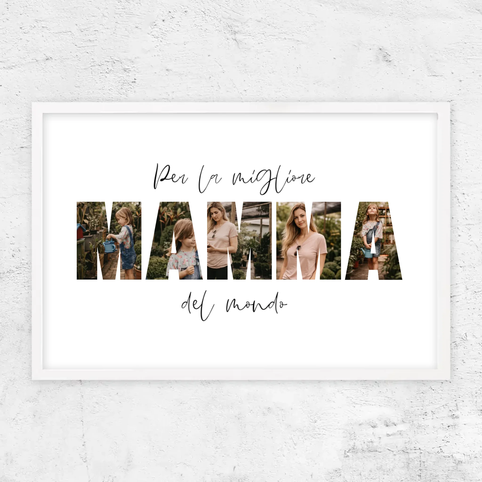 Poster personalizzato – Mamma – la migliore del mondo