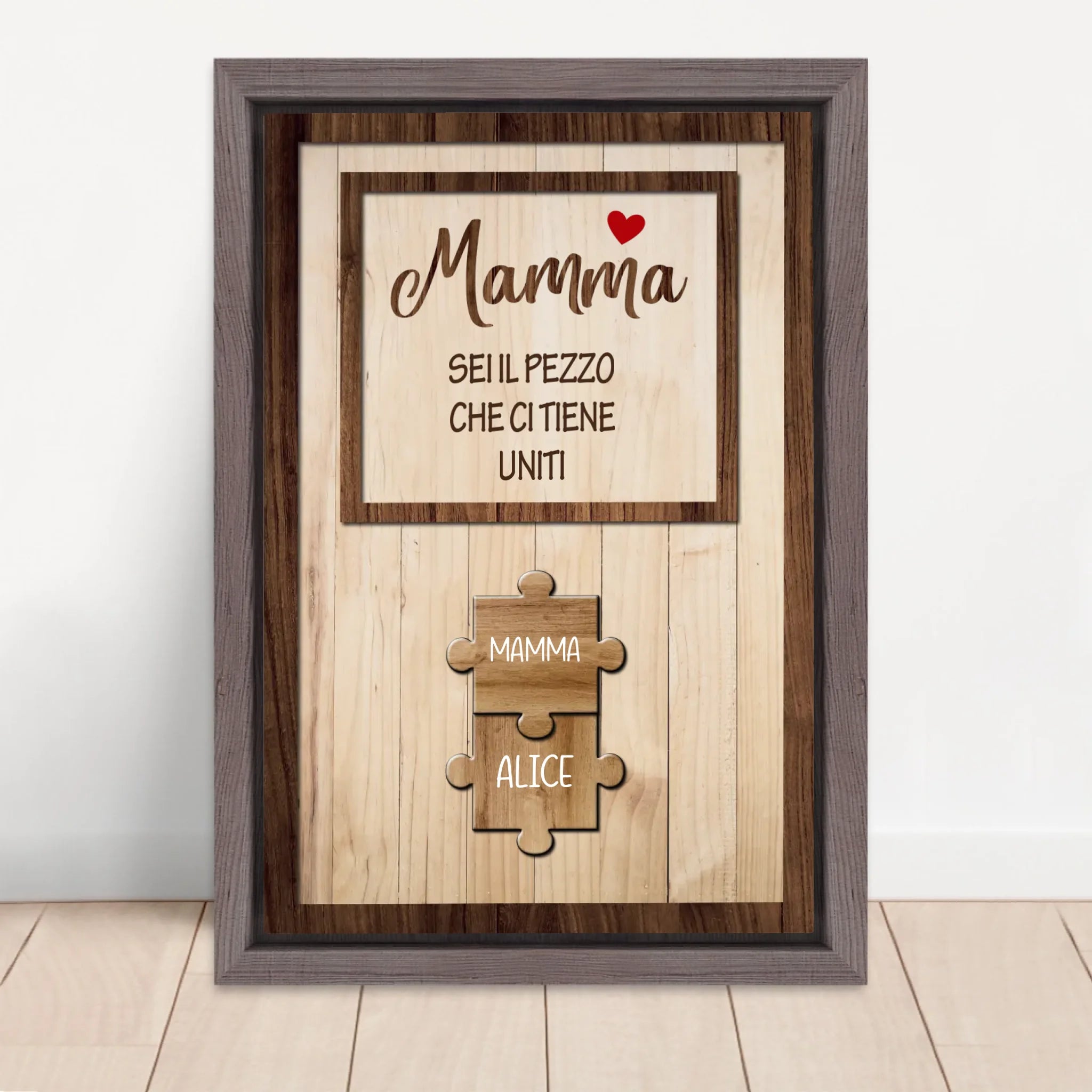 Vertical Framed  Canvas-Oak 2026
