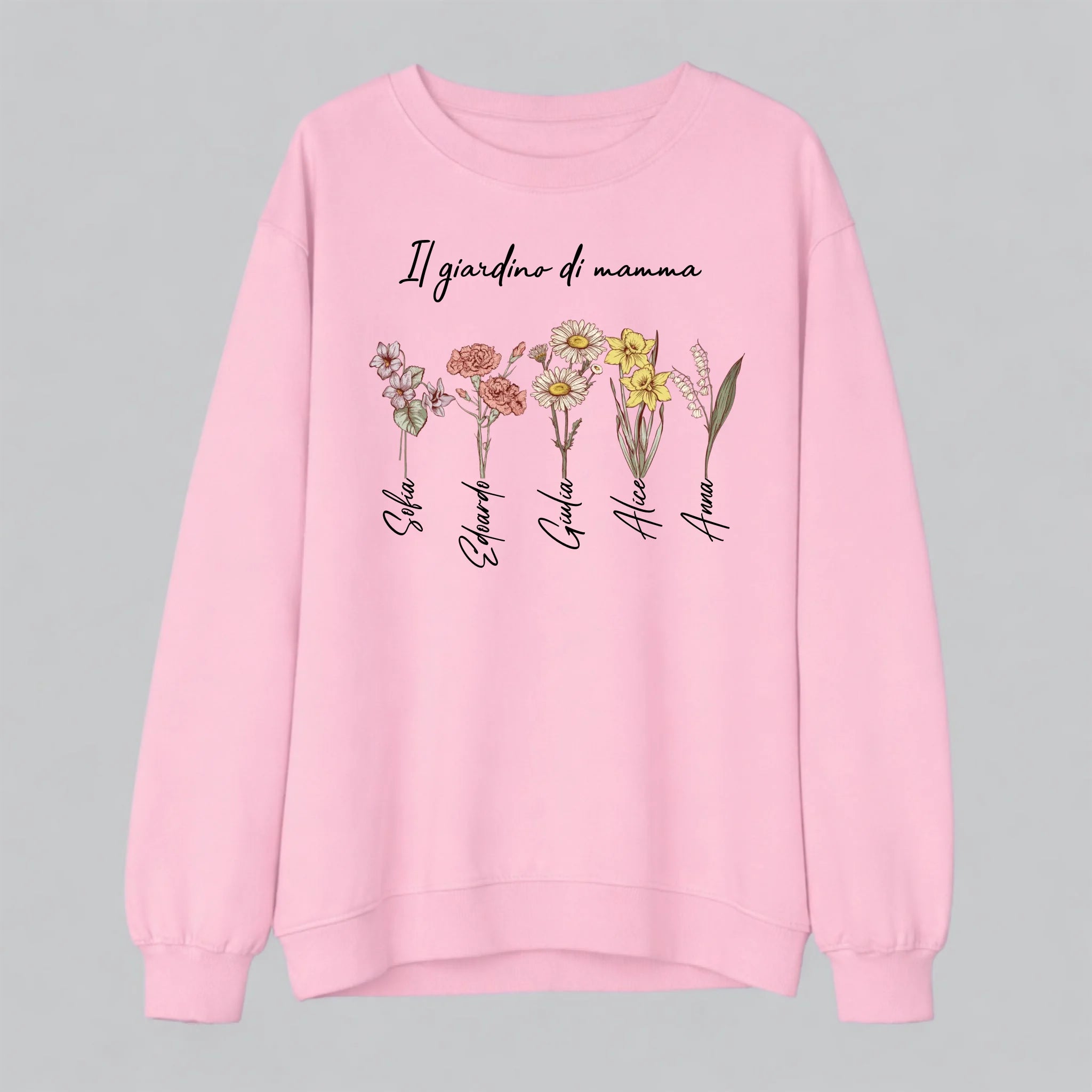 sweatshirt light pink