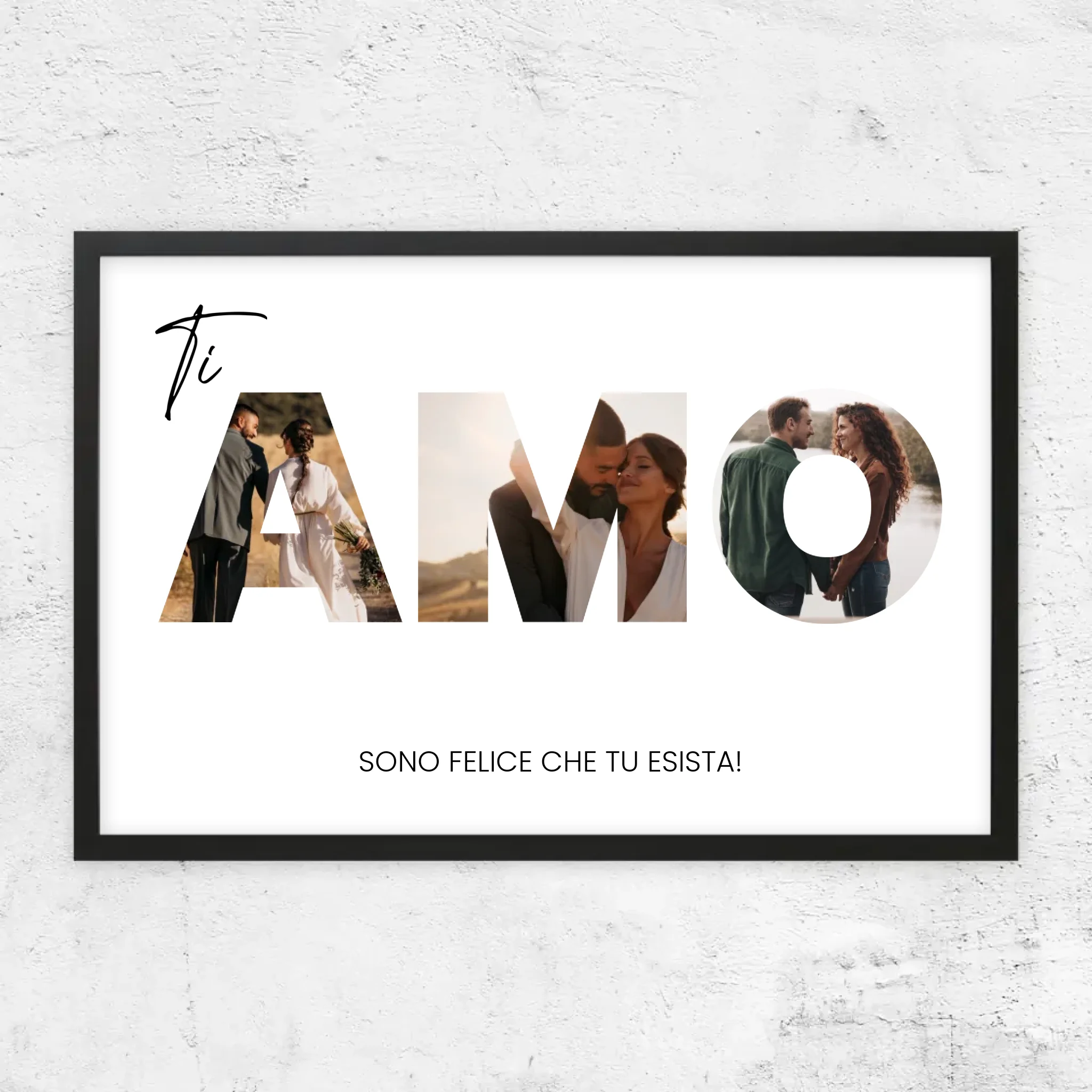 Poster personalizzato “Ti amo - con foto”